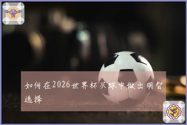 如何在2026世界杯买球中做出明智选择