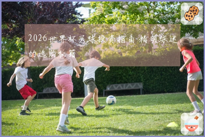 2026世界杯买球投资指南 精明球迷的选购秘籍
