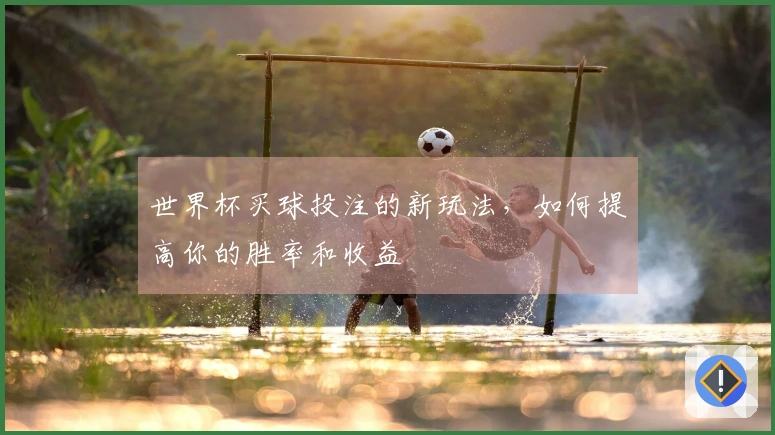 世界杯买球投注的新玩法，如何提高你的胜率和收益
